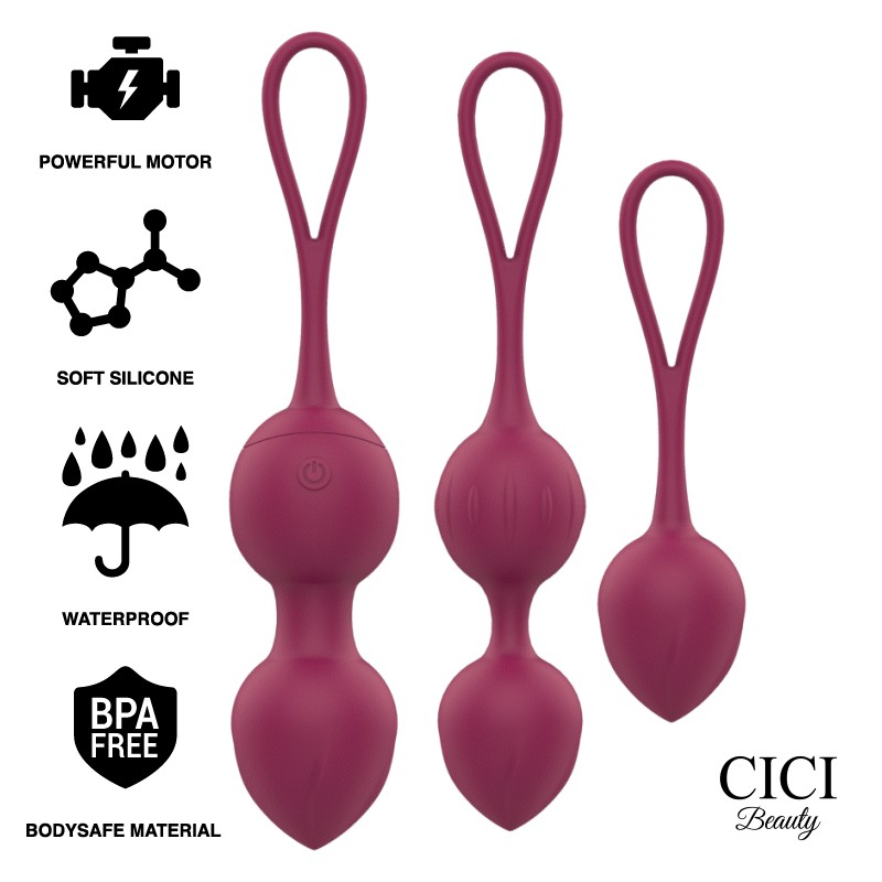 CICI BEAUTY - PREMIUM SILICONE 3 PERLINE VIBRANTI KEGEL