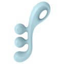 SATISFYER - VIBRATEUR MULTI TRI BALL 2 BLEU