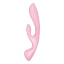 SATISFYER TRIPLE OH HYBRID VIBRATION - PINK