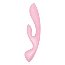 SATISFYER - VIBRAO HÍBRIDA TRIPLE OH AZUL