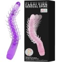 BAILE - FLEXI VIBE SENSUAL SPINE BENDABLE VIBRATING DILDO LILAC