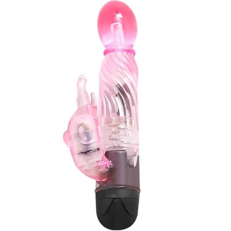 BAILE - GIVE YOU A KIND OF LOVER VIBRATOR WITH PINK RABBIT 10