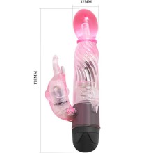 BAILE - GIVE YOU A KIND OF LOVER VIBRATOR WITH PINK RABBIT 10