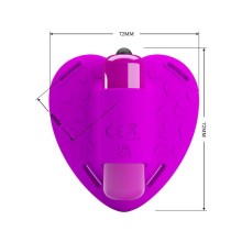 PRETTY LOVE - HEARTBEAT CLITORIS MASSAGER 10 MODOS DE VIBRAO