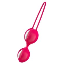 FUN FACTORY - SMARTBALLS DUO BLANC/INDE ROUGE