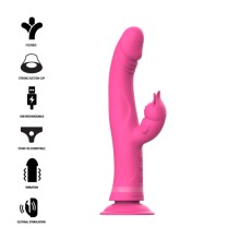 INTENSE - JULIO RABBIT VIBRATOR ROSA SILIKON