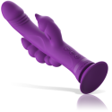 INTENSE - CASANOVA RABBIT SILICONE VIBRATOR TRIPLE MOTOR PURPLE