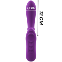 INTENSE - HARRY FLEXIBLE VIBRATOR WITH PURPLE TONGUE