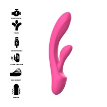 INTENSE - LUIGI RABBIT VIBRATOR PINK LIQUID SILICONE