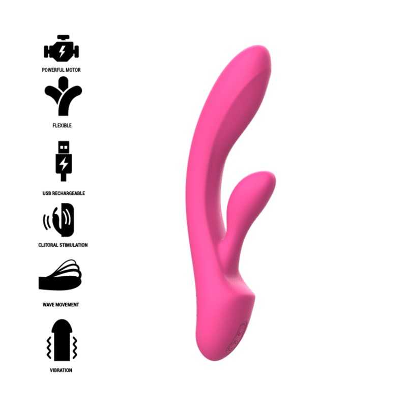 INTENSE - VIBRADOR LUIGI COELHO ROSA SILICONE LÍQUIDO INTENSE - VIBRADOR LUIGI COELHO ROSA SILICONE LÍQUIDO