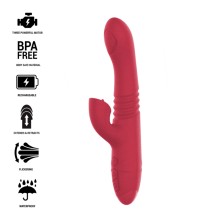 INTENSE - VIBRADOR UP DOWN RECARREGVEL DUA MULTIFUNO COM LÍNGUA