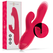 INTENSE - VIBRADOR UP DOWN RECARREGVEL DUA MULTIFUNO COM LÍNGUA