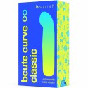 B SWISH - BCUTE CURVE INFINITE KLASSISCHER WIEDERAUFLADBARER VIBRATOR AUS BLAUEM SILIKON