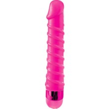 CLASSIX - CANDY TWIRL VIBRATING MASSAGER 16.5 CM PINK