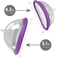 FANTASY FOR HER - RECHARGEABLE CLITORIS SUCTION PUMP KIT SIZE