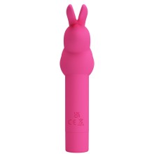 PRETTY LOVE - GERARDO FUSCHIA RABBIT SILICONE VIBRATOR