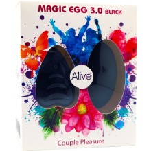 ALIVE - MAGIC EGG 3.0 OEUF VIBRANT TÉLÉCOMMANDE NOIR