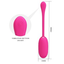 PRETTY LOVE - DOREEN RECHARGEABLE VIBRATING EGG MAGENTA REMOTE