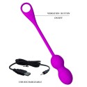 PRETTY LOVE - ELVIRA RECHARGEABLE VIBRATING BALLS PURPLE