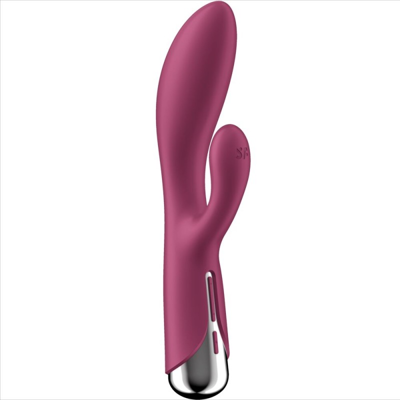 SATISFYER - SPINNING COELHO 1 CLITÓRIS E ESTIMULAO G-SPOT AZUL