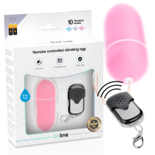 ONLINE - REMOTE CONTROL VIBRATING EGG L PINK