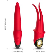 ARMONY - SHADOW VIBRATOR DOUBLE-HEAD TEASING RED