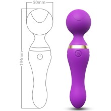 ARMONY - FREEZA MASSAGER VIBRATEUR TÊTE SUPER FLEXIBLE VIOLET