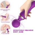 ARMONY - FREEZA MASSAGER VIBRATEUR TÊTE SUPER FLEXIBLE VIOLET