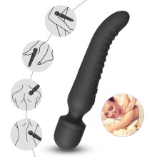 ARMONY - MASSAGER MISSION E VIBRADOR EFEITO DE CALOR PRETO