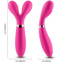 ARMONY - Y-WAND MASSAGE VIBRATEUR DOUBLE TÊTE FUCHSIA