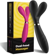 ARMONY - Y-WAND MASSAGER VIBRATOR DOUBLE HEAD BLACK