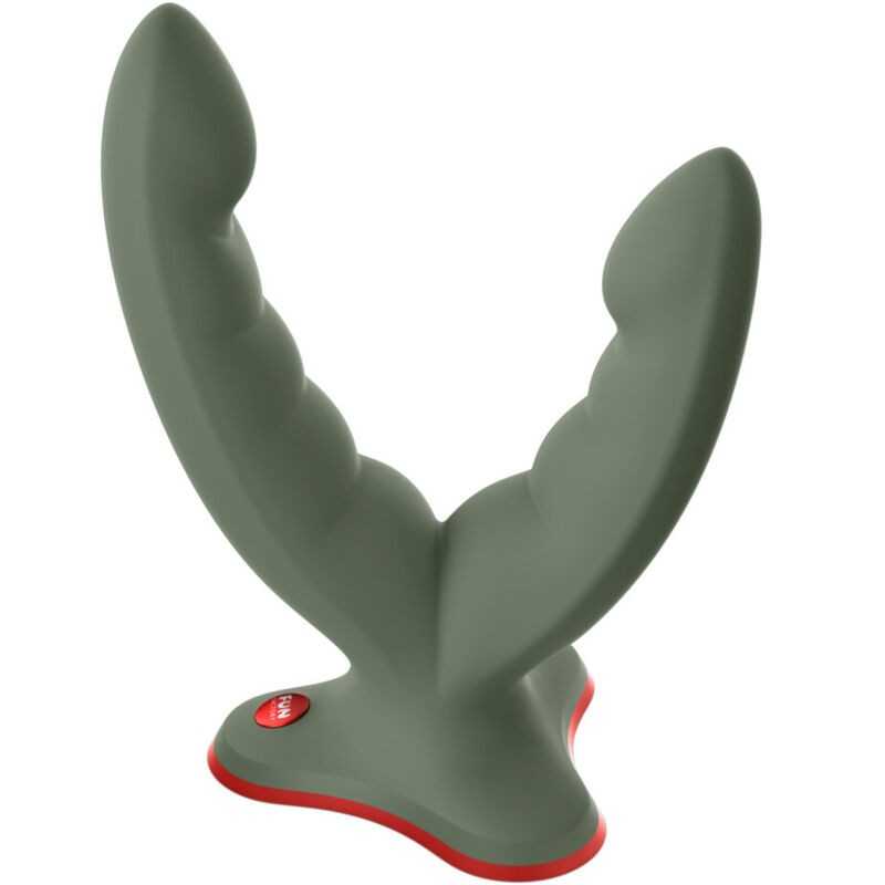 FUN FACTORY - RYDE DILDO DUPLO E MASSAGER PRETO FUN FACTORY - RYDE DILDO DUPLO E MASSAGER PRETO