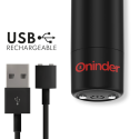 ONINDER - BERLIN VIBRATORE BULLET NERO 9 MODALITÀ 8,5 X 2 CM -