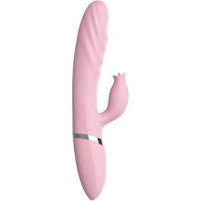 ARMONY - VIBRATOR THRUSTING WITH PINK HEAT EFFECT TONGUE