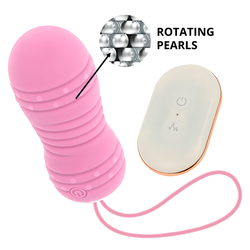 OHMAMA - OVO DE CONTROLE REMOTO 7 MODOS DE ROTAÇÃO ROSA OHMAMA - OVO DE CONTROLE REMOTO 7 MODOS DE ROTAÇÃO ROSA