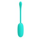 PRETTY LOVE - JULIUS WATERPROOF-RECHARGEABLE VIBRATING EGG AQUA