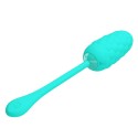 PRETTY LOVE - VIBRATING EGG WITH AQUA GREEN RECHARGEABLE MARINE