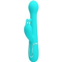 PRETTY LOVE - VIBRATORE DEJON RABBIT 3 IN 1 MULTIFUNZIONE VERDE