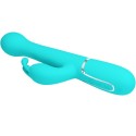 PRETTY LOVE - DEJON RABBIT VIBRATOR 3 IN 1 MULTIFUNCTION AQUA