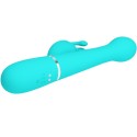 PRETTY LOVE - VIBRATORE DEJON RABBIT 3 IN 1 MULTIFUNZIONE VERDE