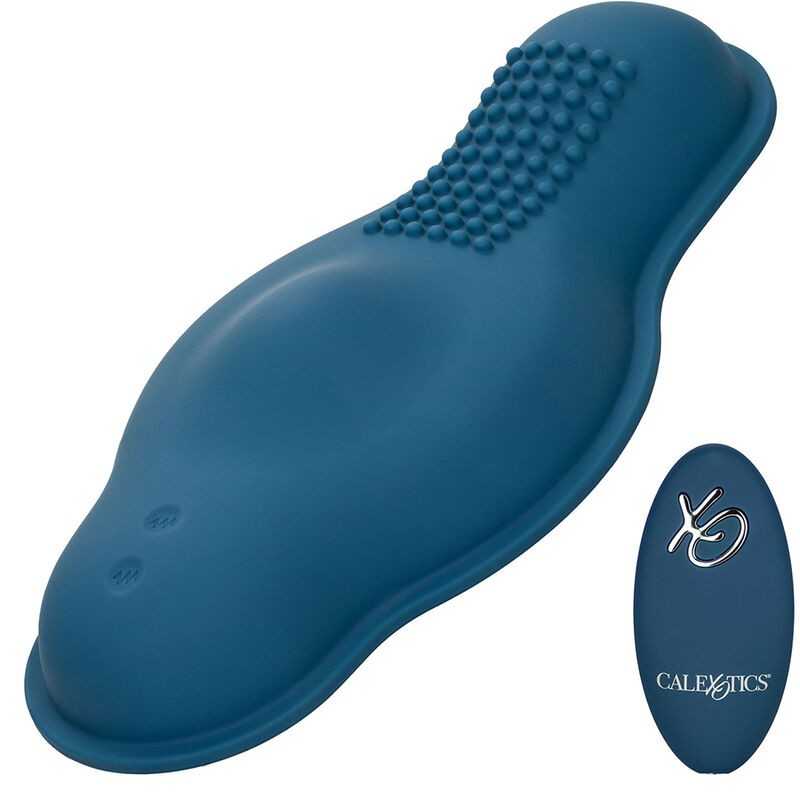 CALEXOTICS - RIDER MASSAGER DOUBLE MOTEUR TÉLÉCOMMANDE BLEU CALEXOTICS - RIDER MASSAGER DOUBLE MOTEUR TÉLÉCOMMANDE BLEU