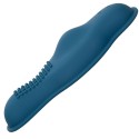 CALEXOTICS - RIDER MASSAGER DOUBLE MOTEUR TÉLÉCOMMANDE BLEU