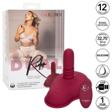 CALEXOTICS - RIDER MASSAGER DOPPELMOTOR FERNBEDIENUNG ROT