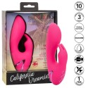 CALEXOTICS - DONC. VIBRATEUR CAL SUNSHINE RABBIT FUCHSIA PAR