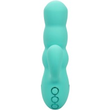 CALEXOTICS - DEL MAR DIVA VIBRATOR RABBIR AQUA GREEN BY