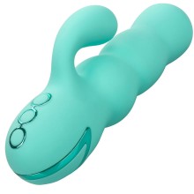 CALEXOTICS - VIBRATEUR DEL MAR DIVA RABBIR AQUA GREEN PAR