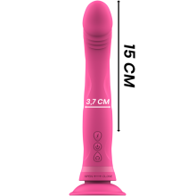 INTENSE - GODE VIBRATEUR EN SILICONE ROSE MICHELANGELO