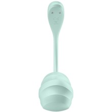 SATISFYER - STIMOLATORE PUNTO G PETALE LISCIO VERDE ACQUA APP