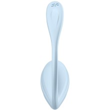 SATISFYER - ESTIMULADOR DE PONTO G DE PÉTALA LISA CÉU AZUL