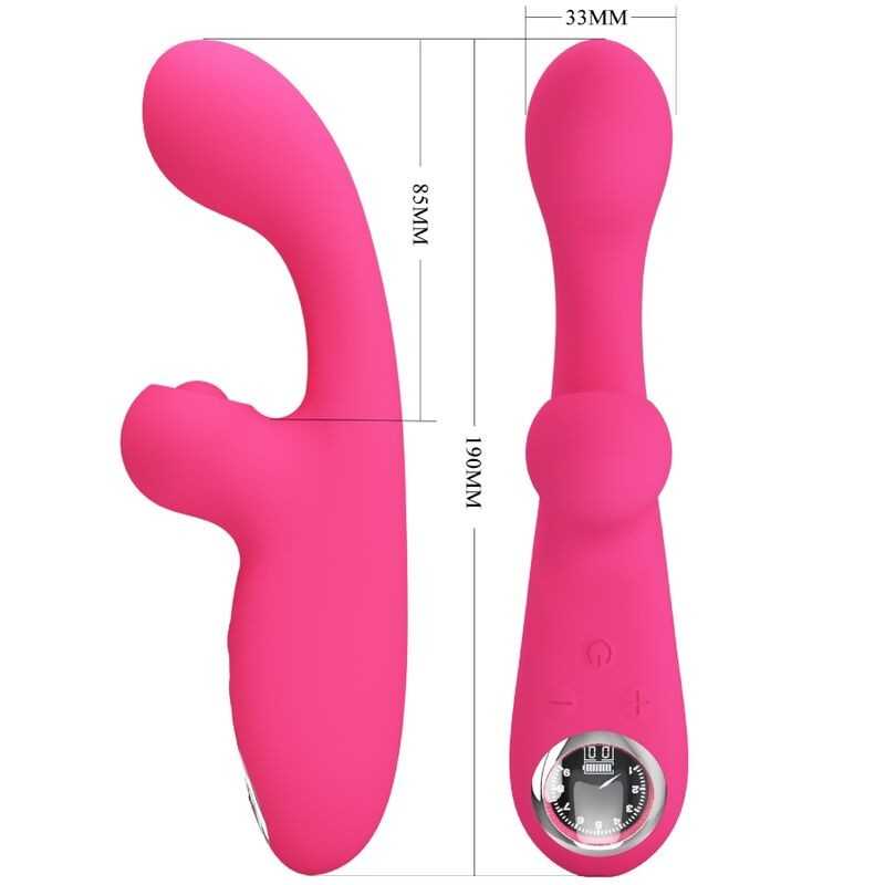 PRETTY LOVE - SKYLAR STIMULATOR VIBRATOR ROSA